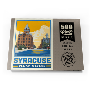 Darstellung des Puzzle Motivs American College Towns: Syracuse, NY 500 Puzzle Schachtel Ansicht3