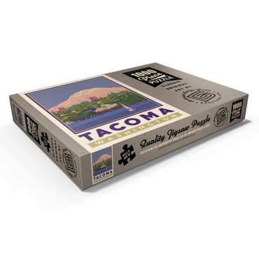 Darstellung des Puzzle Motivs American College Towns: Tacoma, WA 1000 Puzzle Schachtel Ansicht1