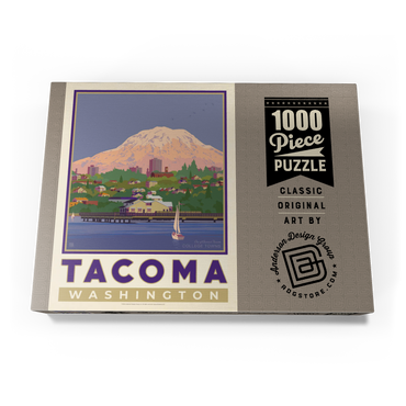 Darstellung des Puzzle Motivs American College Towns: Tacoma, WA 1000 Puzzle Schachtel Ansicht3