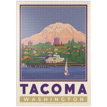 Darstellung des Puzzle Motivs puzzleplate American College Towns: Tacoma, WA 1000 Puzzle