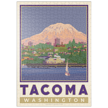 Darstellung des Puzzle Motivs puzzleplate American College Towns: Tacoma, WA 500 Puzzle