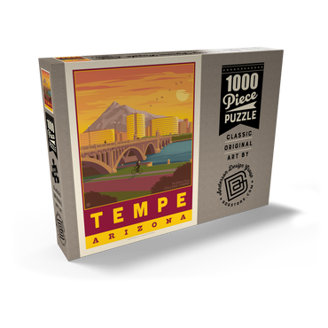 Darstellung des Puzzle Motivs American College Towns: Tempe, AZ 1000 Puzzle Schachtel Ansicht2