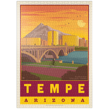 Darstellung des Puzzle Motivs puzzleplate American College Towns: Tempe, AZ 1000 Puzzle