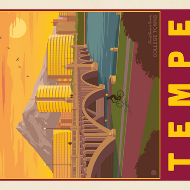 Darstellung des Puzzle Motivs American College Towns: Tempe, AZ 1000 Puzzle 3D Modell