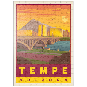 Darstellung des Puzzle Motivs puzzleplate American College Towns: Tempe, AZ 200 Puzzle