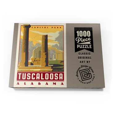 Darstellung des Puzzle Motivs American College Towns: Tuscaloosa, AL 1000 Puzzle Schachtel Ansicht3