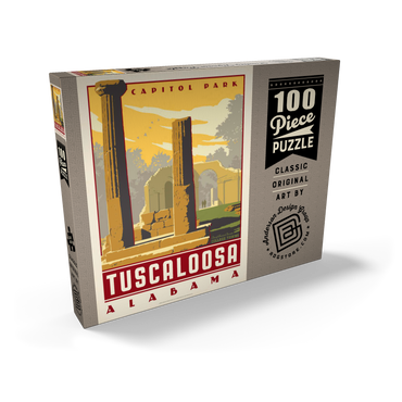 Darstellung des Puzzle Motivs American College Towns: Tuscaloosa, AL 100 Puzzle Schachtel Ansicht2