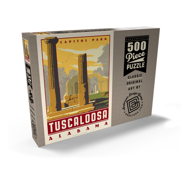 Darstellung des Puzzle Motivs American College Towns: Tuscaloosa, AL 500 Puzzle Schachtel Ansicht2
