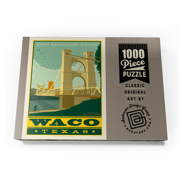 Darstellung des Puzzle Motivs American College Towns: Waco, Texas 1000 Puzzle Schachtel Ansicht3