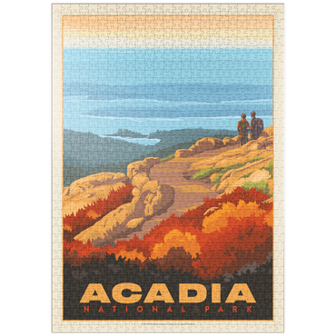 Darstellung des Puzzle Motivs puzzleplate Acadia National Park: Cadillac Mountain 1000 Puzzle