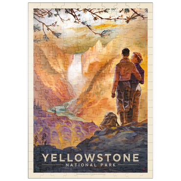 Darstellung des Puzzle Motivs puzzleplate Yellowstone National Park: Yellowstone Falls 200 Puzzle