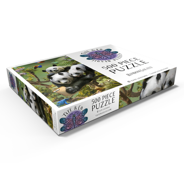 Darstellung des Puzzle Motivs Panda Selfie, Pandas - Random Galaxy 500 Puzzle Schachtel Ansicht1
