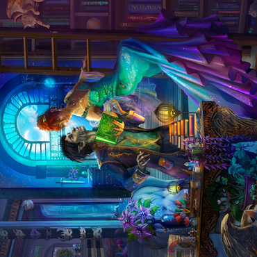 Darstellung des Puzzle Motivs Found It! - Rose Cat Khan 500 Puzzle 3D Modell