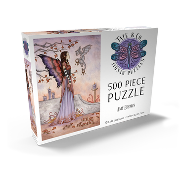 Darstellung des Puzzle Motivs Key Keepers fairy – Amy Brown 500 Puzzle Schachtel Ansicht2