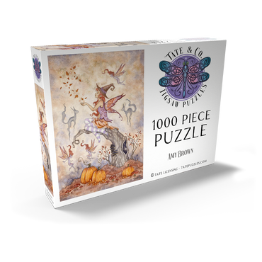 Darstellung des Puzzle Motivs Autumn Spell fairy – Amy Brown 1000 Puzzle Schachtel Ansicht2