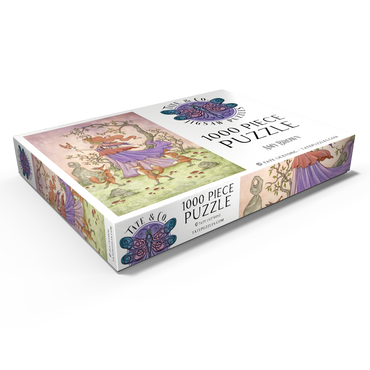 Darstellung des Puzzle Motivs Fox Dance fairy - Amy Brown 1000 Puzzle Schachtel Ansicht1