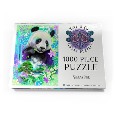 Darstellung des Puzzle Motivs Panda Bear Animal Spirit - Sheena Pike 1000 Puzzle Schachtel Ansicht3