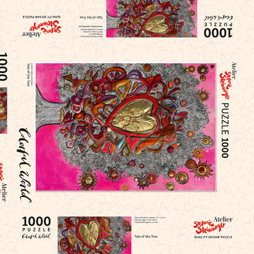 Darstellung des Puzzle Motivs Tale of the Tree 1000 Puzzle Schachtel 3D Modell