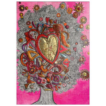 Darstellung des Puzzle Motivs puzzleplate Tale of the Tree 100 Puzzle