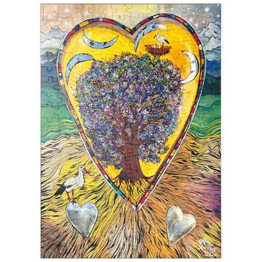 Darstellung des Puzzle Motivs puzzleplate Tree of Storks 200 Puzzle