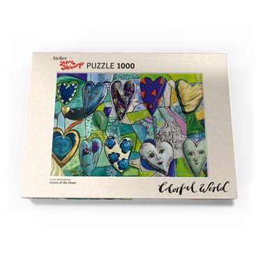 Darstellung des Puzzle Motivs Facets of the Heart 1000 Puzzle Schachtel Ansicht3