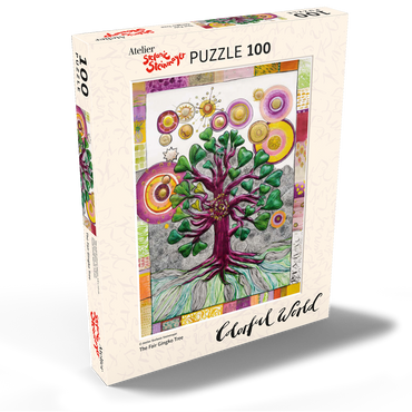 Darstellung des Puzzle Motivs The Fair Gingko Tree 100 Puzzle Schachtel Ansicht2