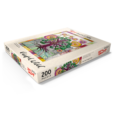 Darstellung des Puzzle Motivs The Fair Gingko Tree 200 Puzzle Schachtel Ansicht1