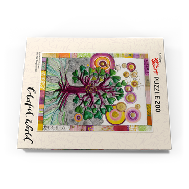 Darstellung des Puzzle Motivs The Fair Gingko Tree 200 Puzzle Schachtel Ansicht3