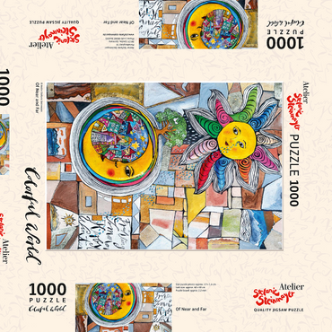 Darstellung des Puzzle Motivs Of Near and Far 1000 Puzzle Schachtel 3D Modell