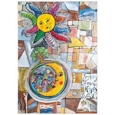 Darstellung des Puzzle Motivs puzzleplate Of Near and Far 100 Puzzle