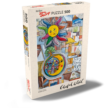 Darstellung des Puzzle Motivs Of Near and Far 500 Puzzle Schachtel Ansicht2