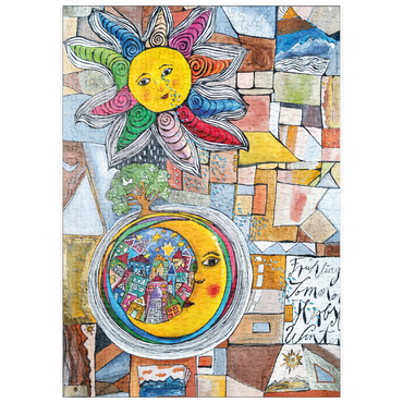 Darstellung des Puzzle Motivs puzzleplate Of Near and Far 500 Puzzle