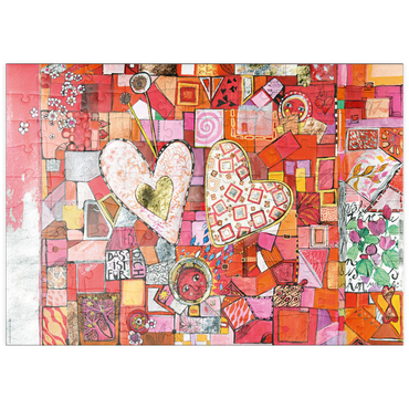 Darstellung des Puzzle Motivs puzzleplate This Is for Us 100 Puzzle