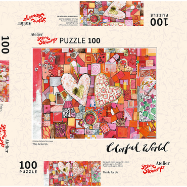 Darstellung des Puzzle Motivs This Is for Us 100 Puzzle Schachtel 3D Modell