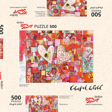 Darstellung des Puzzle Motivs This Is for Us 500 Puzzle Schachtel 3D Modell