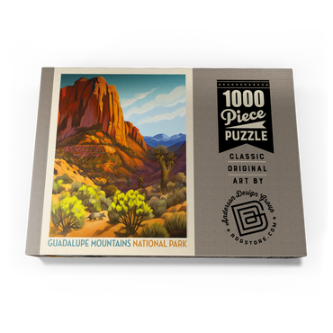 Darstellung des Puzzle Motivs Guadalupe Mountains National Park: Armadillo Crossing 1000 Puzzle Schachtel Ansicht3