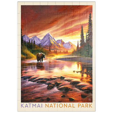 Darstellung des Puzzle Motivs puzzleplate Katmai National Park: Evening Glow 100 Puzzle