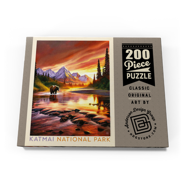 Darstellung des Puzzle Motivs Katmai National Park: Evening Glow 200 Puzzle Schachtel Ansicht3