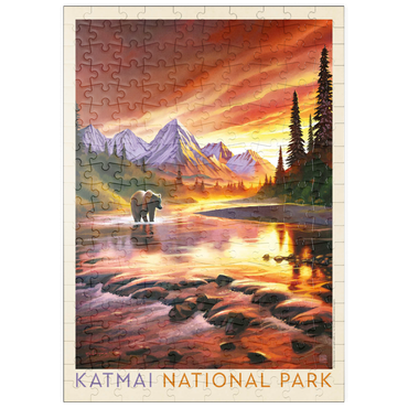 Darstellung des Puzzle Motivs puzzleplate Katmai National Park: Evening Glow 200 Puzzle