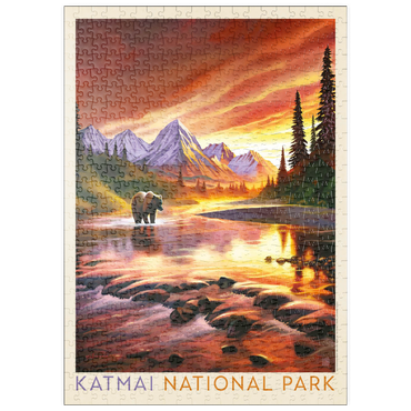 Darstellung des Puzzle Motivs puzzleplate Katmai National Park: Evening Glow 500 Puzzle