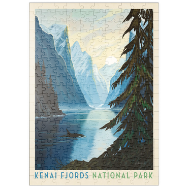 Darstellung des Puzzle Motivs puzzleplate Kenai Fjords National Park: Orca 200 Puzzle