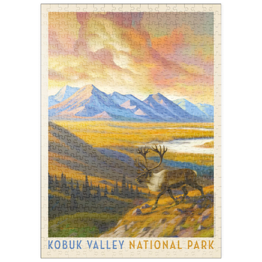 Darstellung des Puzzle Motivs puzzleplate Kobuk Valley National Park: Caribou Country 500 Puzzle