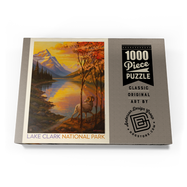 Darstellung des Puzzle Motivs Lake Clark National Park: Autumn Glow 1000 Puzzle Schachtel Ansicht3
