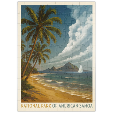 Darstellung des Puzzle Motivs puzzleplate National Park of American Samoa: Sea Breeze 100 Puzzle