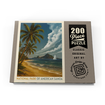 Darstellung des Puzzle Motivs National Park of American Samoa: Sea Breeze 200 Puzzle Schachtel Ansicht3