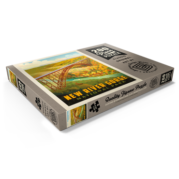 Darstellung des Puzzle Motivs New River Gorge: Bird's Eye View 200 Puzzle Schachtel Ansicht1