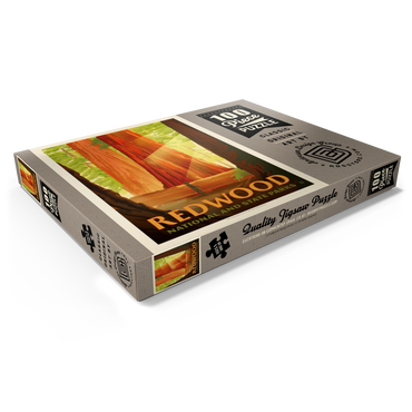 Darstellung des Puzzle Motivs Redwood National And State Parks: Sun Beams 100 Puzzle Schachtel Ansicht1