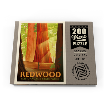 Darstellung des Puzzle Motivs Redwood National And State Parks: Sun Beams 200 Puzzle Schachtel Ansicht3