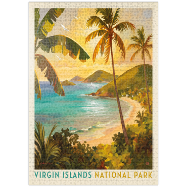 Darstellung des Puzzle Motivs puzzleplate Virgin Islands National Park: Shimmering Shoreline 1000 Puzzle