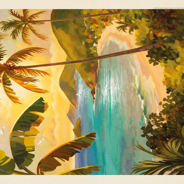 Darstellung des Puzzle Motivs Virgin Islands National Park: Shimmering Shoreline 1000 Puzzle 3D Modell